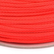 Fashion cord Ø 4mm Poppy Red neon